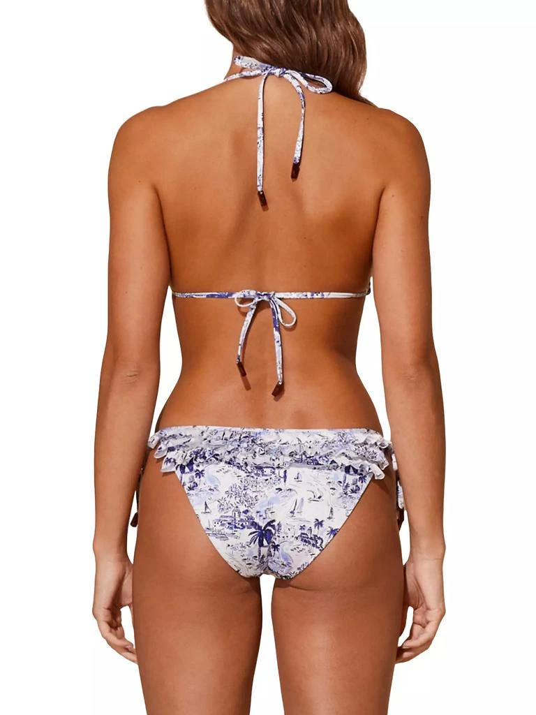 Vilebrequin Fleurly Ruffled Triangle Bikini Top 4