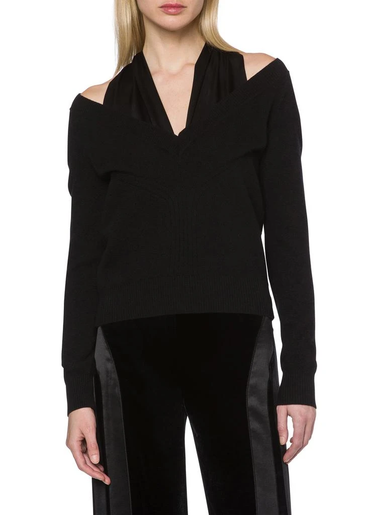 ALBERTA FERRETTI Jumper with satin scarf 2