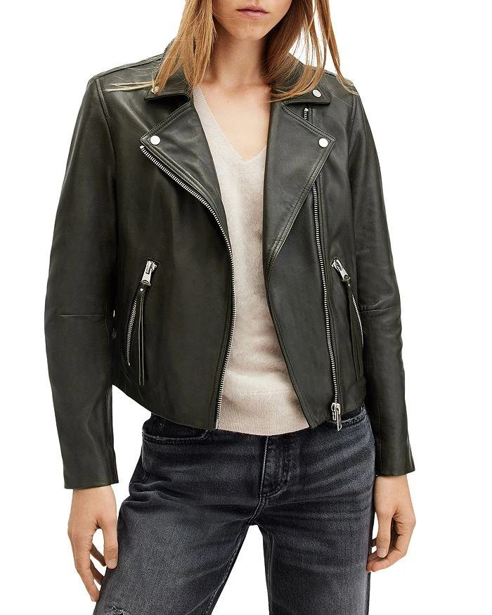 ALL SAINTS Dalby Leather Biker Jacket 1