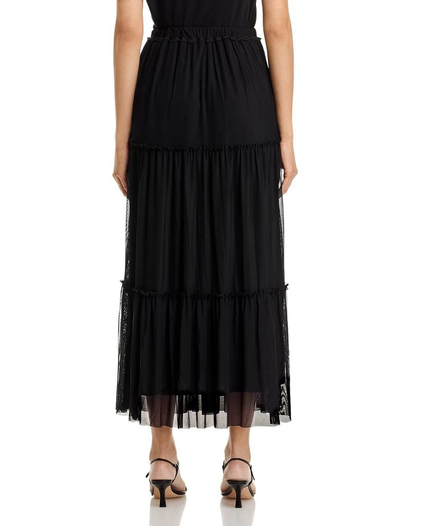 AQUA Mesh Maxi Skirt - Exclusive 3