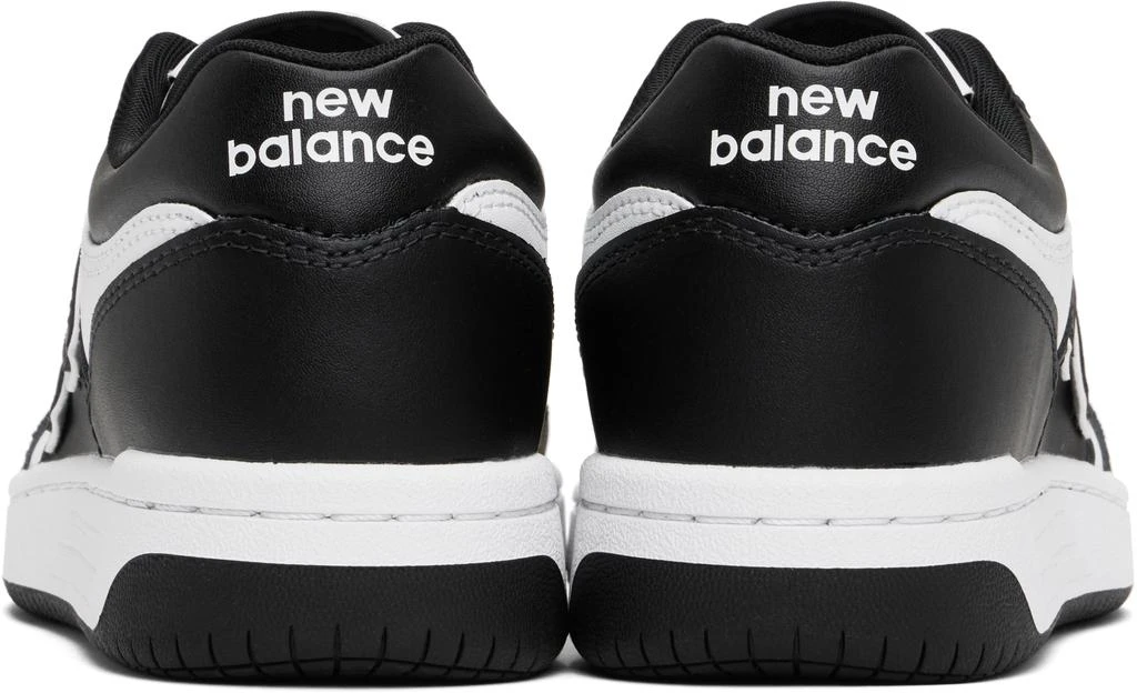 New Balance Black & White 480 Sneakers 2