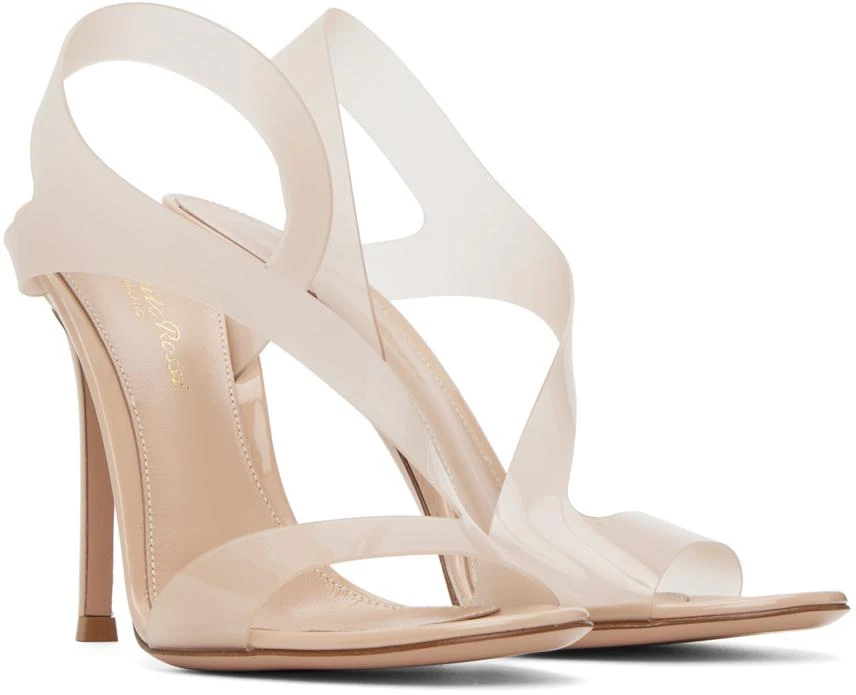 Gianvito Rossi Beige Metropolis Heeled Sandals 4