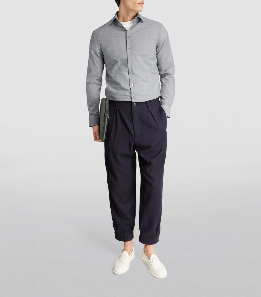 Giorgio Armani Cotton Seersucker Shirt 2