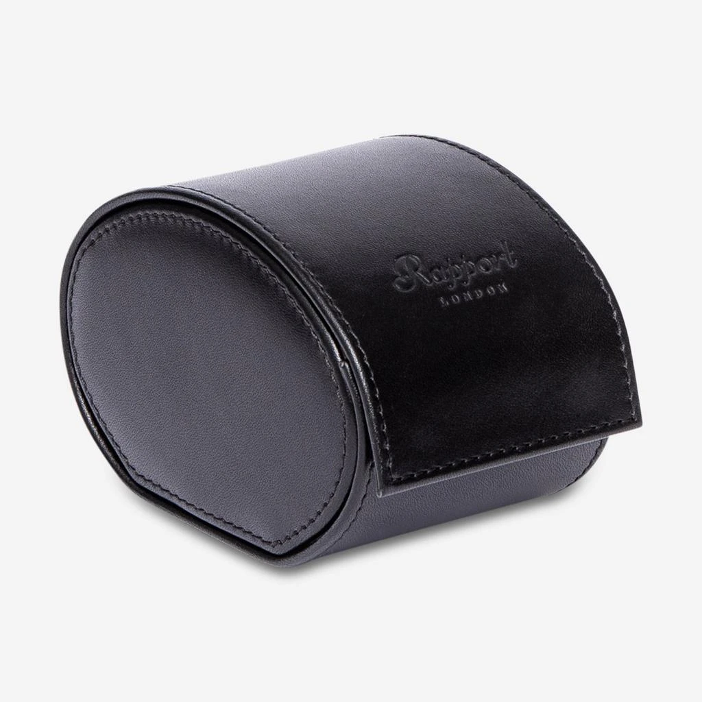 Rapport Rapport Hyde Park Black Leather Three Watch Roll D281 4