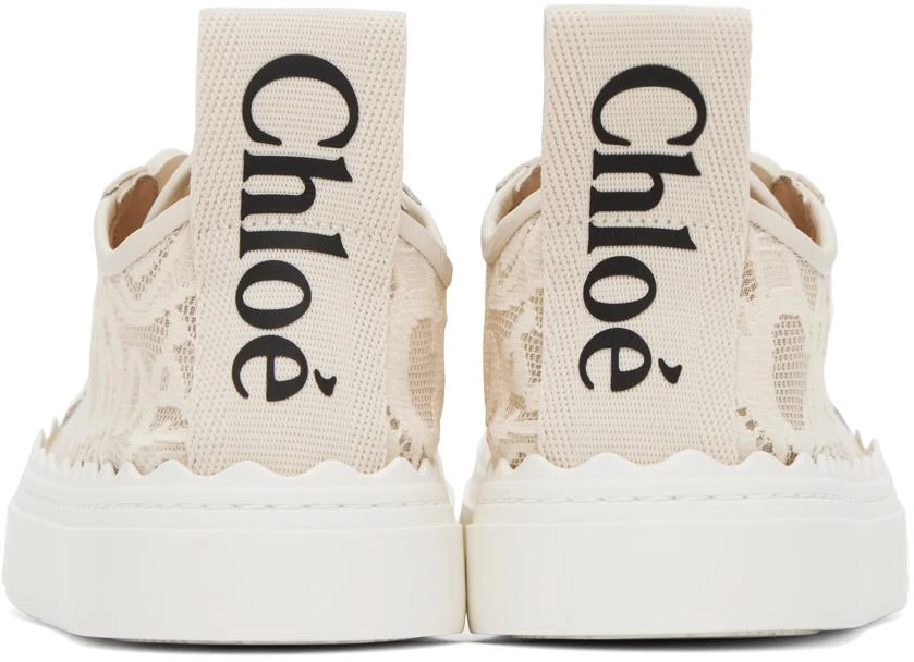 Chloé Beige Lauren Sneakers 2
