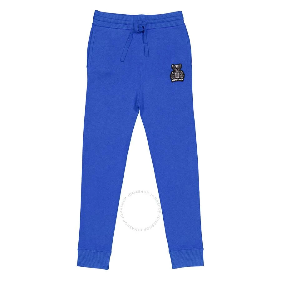 Burberry Boys Canvas Blue Cashmere Thomas Bear Track Pants 1