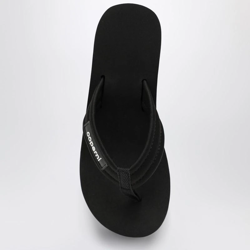 COPERNI Black wedge sandal with logo 3