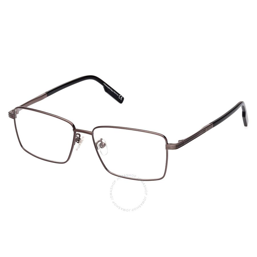 Ermenegildo Zegna Demo Rectangular Titanium Men's Eyeglasses EZ5258-H 008 56