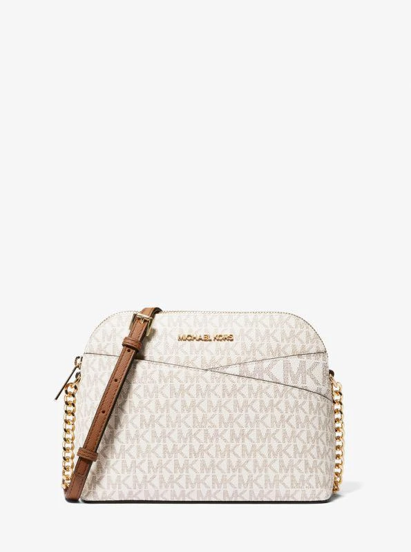 michael_kors Jet Set Travel Medium Logo Dome Crossbody Bag 1