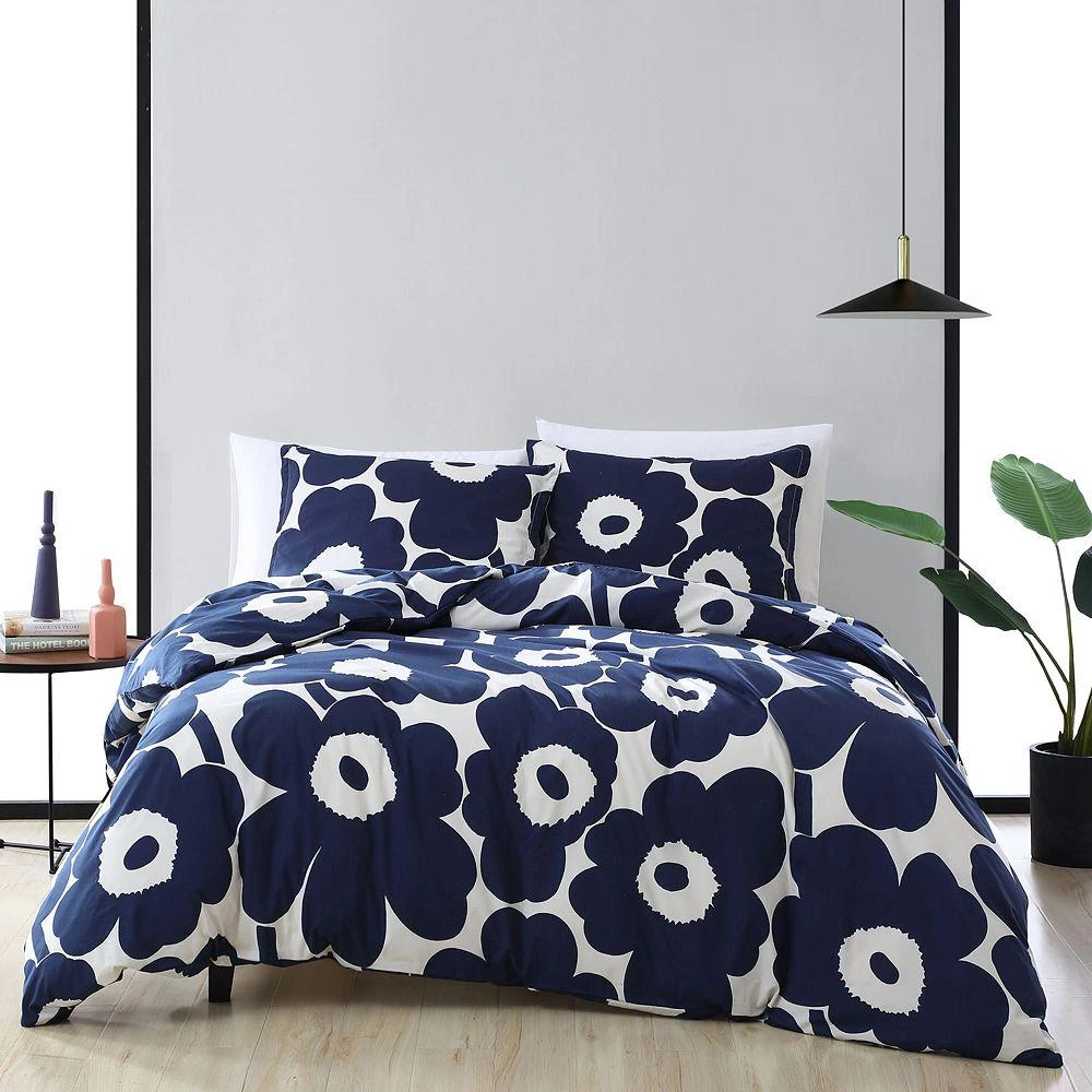 marimekko Unikko Blue Comforter Set, Full/Queen 1