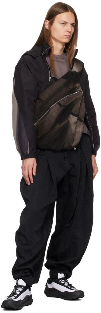 JiyongKim Black Sun-Bleached Sling Bag 4