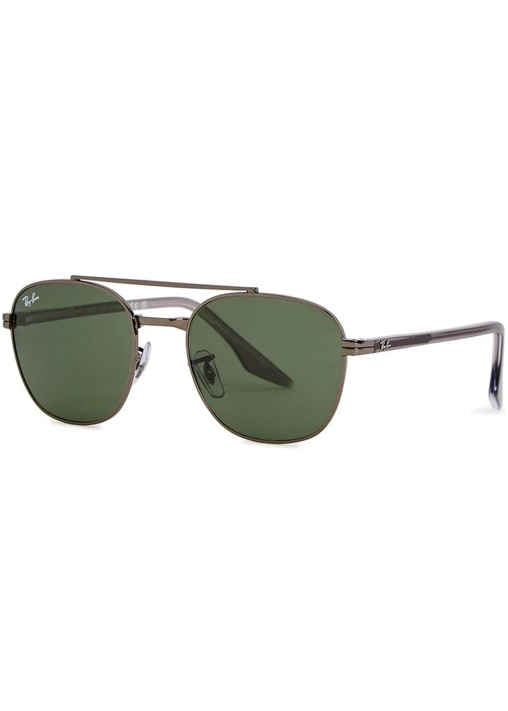 Ray-Ban Gunmetal aviator-style sunglasses 1