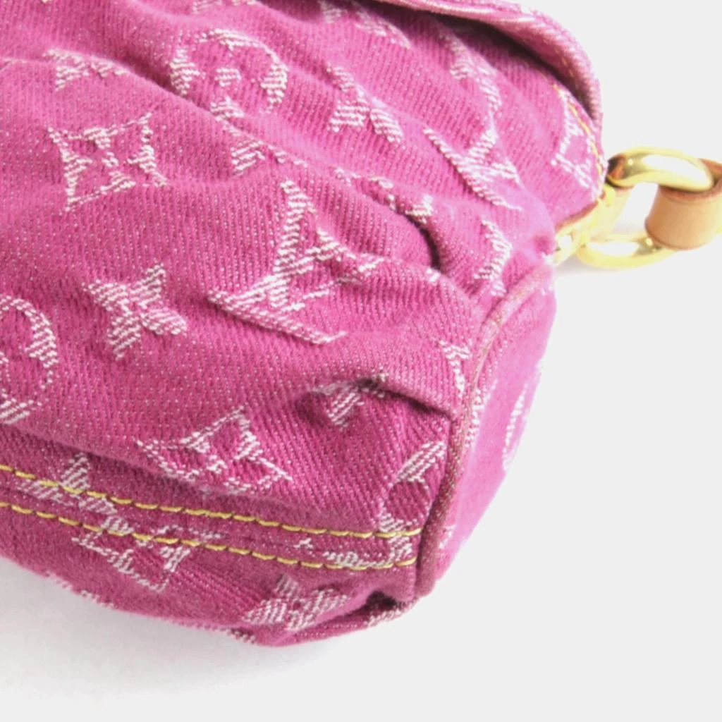 Louis Vuitton Louis Vuitton Pink Monogram Denim Pleaty Shoulder Bag 9