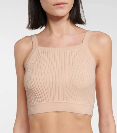 Live The Process Ribbed-knit crop top 4