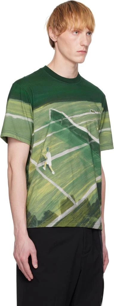 Lacoste Green Graphic Classic Fit T-shirt 2