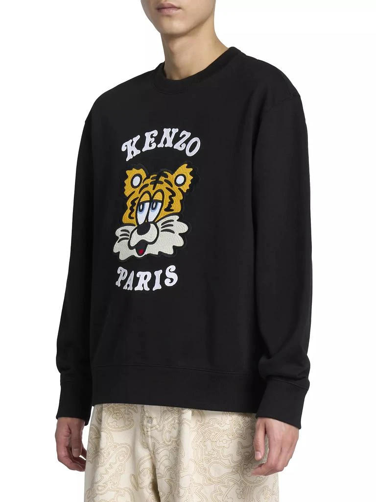 Kenzo Kenzo Verdy Market Tiger Embroidered Classic Sweatshirt 4
