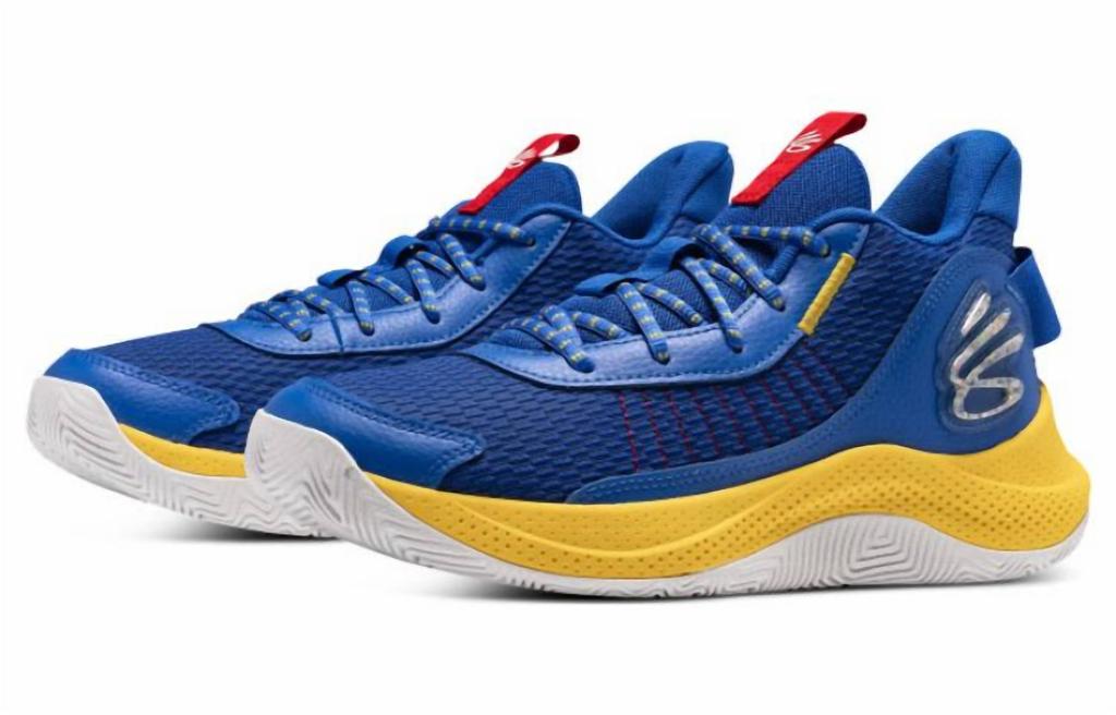Under Armour Men's 3Z7 Curry Basketball Shoes In Blue/yellow
