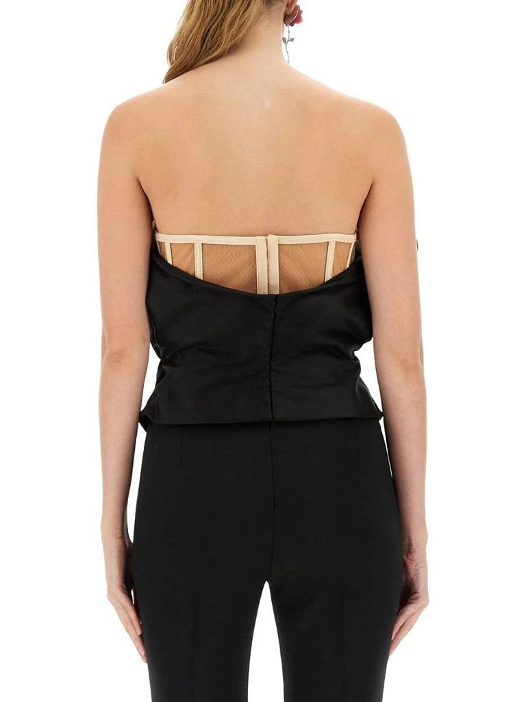 Magda Butrym Magda Butrym Sculptural Strapless Bustier Top 2