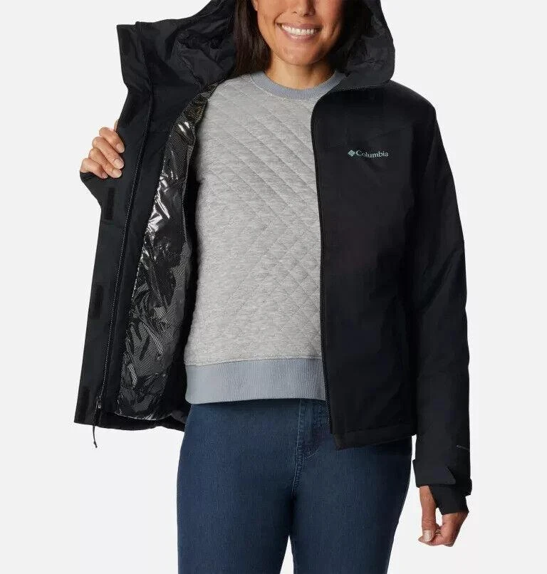 Greenline Gear Columbia Women's Tipton Peak II Insulated Jacket, Black, Medium 5