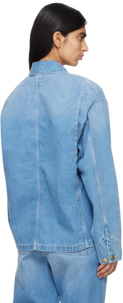 Carhartt WIP Blue Michigan Denim Jacket 3