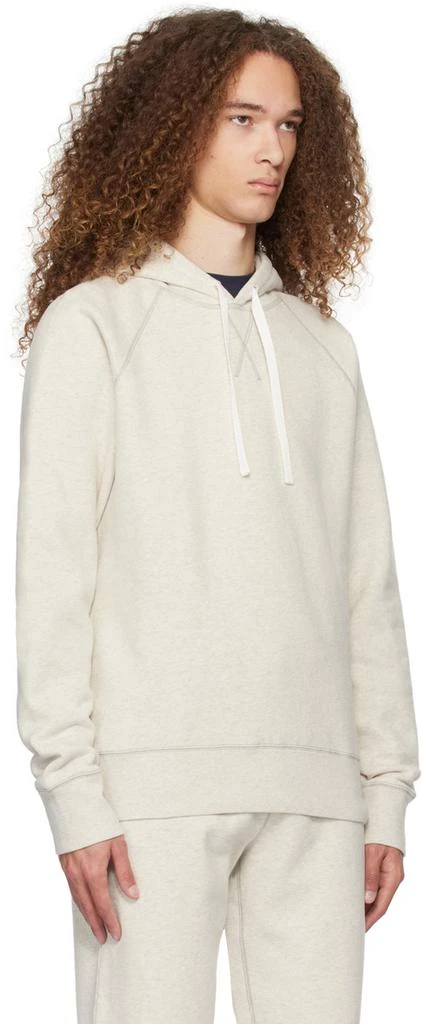 Sunspel Off-White Raglan Hoodie 2