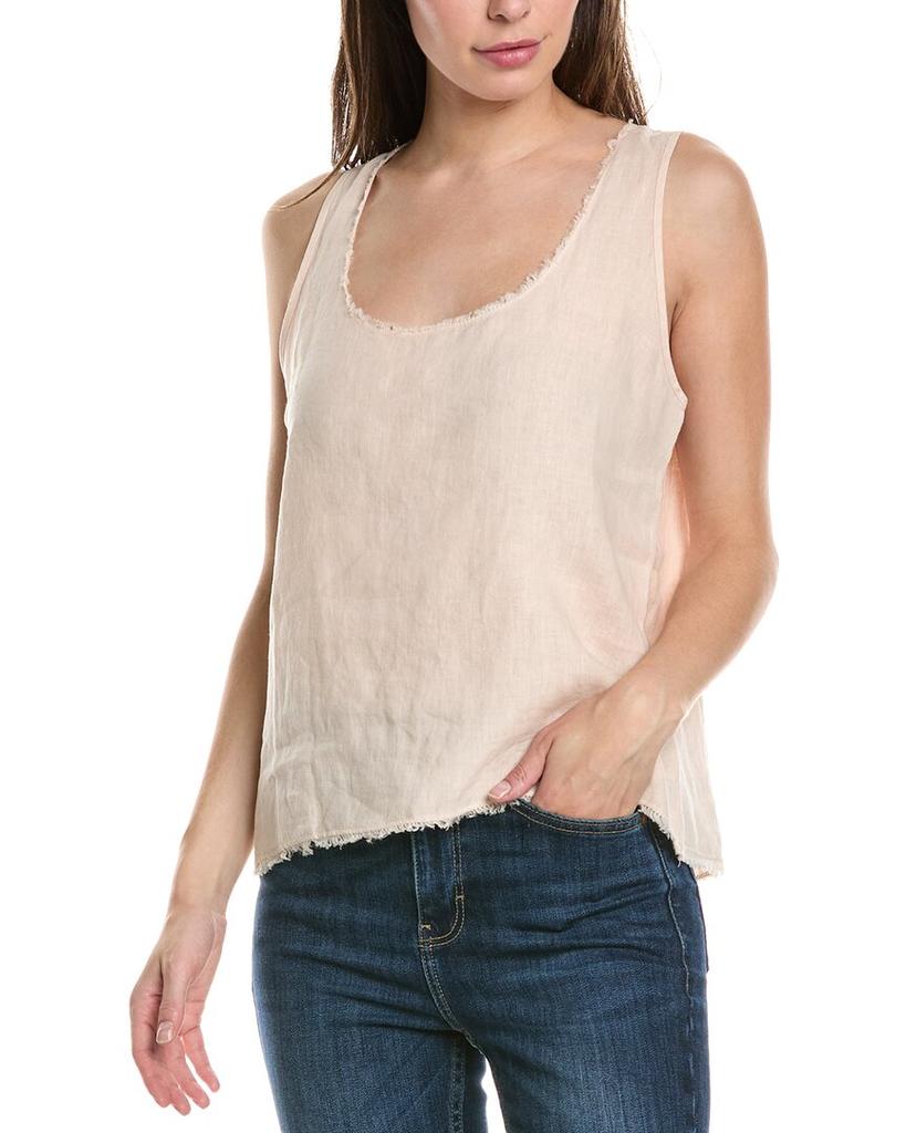 krisa Fringe Linen Tank