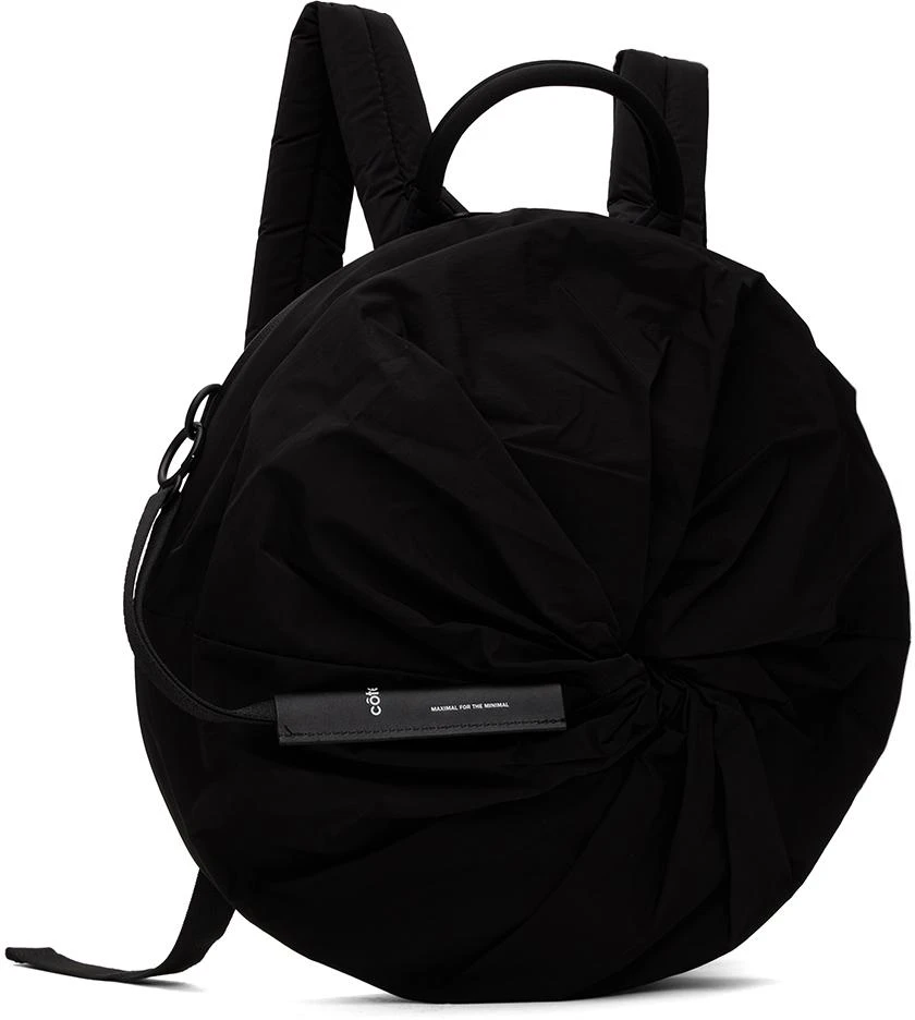 Côte & Ciel Black Adria Smooth Backpack 2
