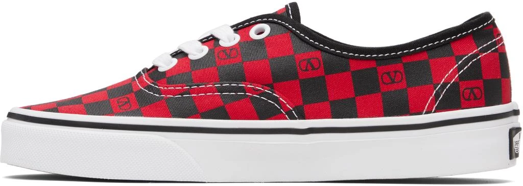 Valentino Red Vans Edition VLogo Checkerboard Sneakers 3