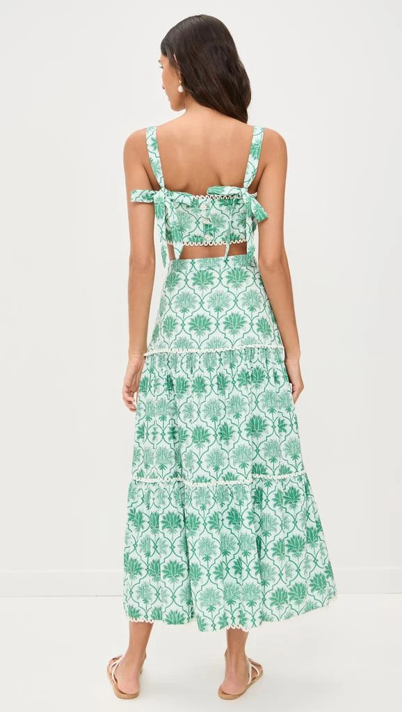 SAYLOR Kaitlin Palm Midi Skirt Set 2