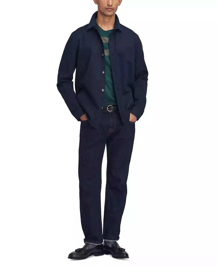 Barbour Men's Ruxton Tailored-Fit Stretch Twill Shirt Jacket 5