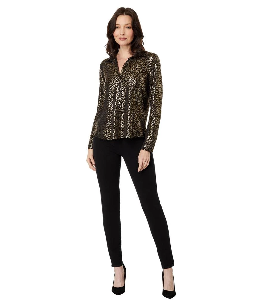 Elliott Lauren Night and Day Top with Overlock Seam Detail 4