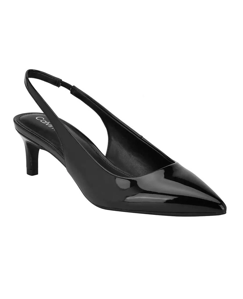 Calvin Klein Women's Dainty Kitten Heel Slingbacks 1