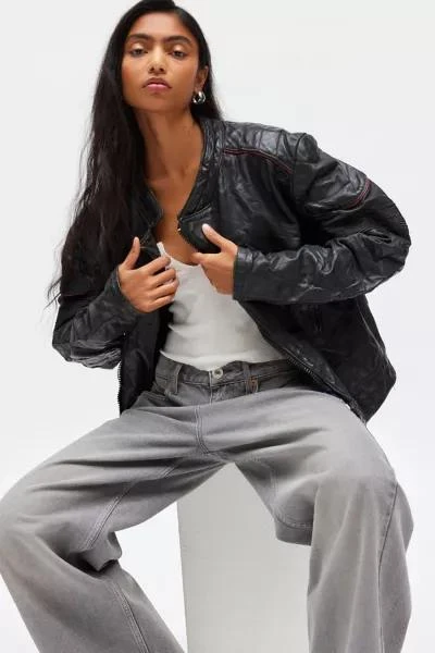Urban Renewal Vintage By UO Leather Moto Jacket 1