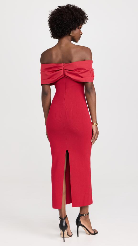 REBECCA VALLANCE Tiamo Knit Midi Dress