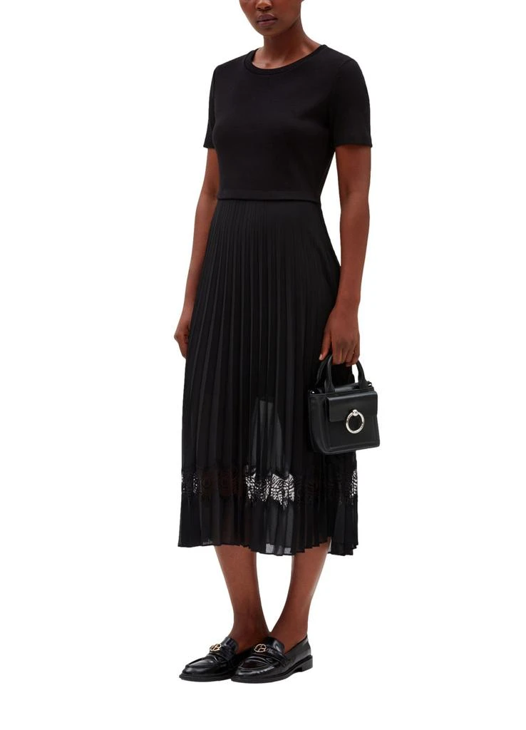 Claudie Pierlot Teli bi-material midi dress 6