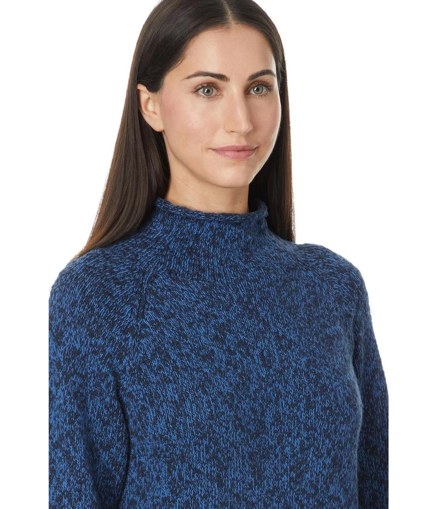 L.L.BEAN Cotton Ragg Sweaters Funnel Neck Pullover 3