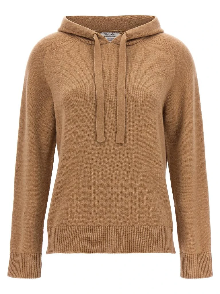 'S Max Mara 'S Max Mara Virgola Drawstring Long-Sleeved Hoodie 1