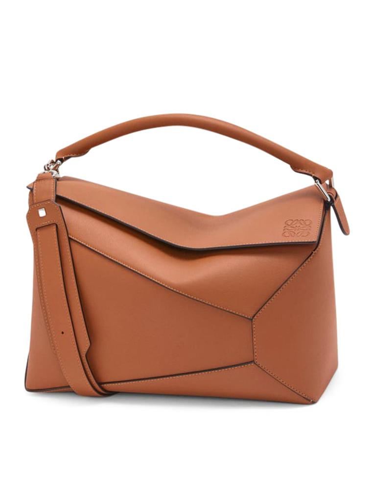 LOEWE｜SHOULDER BAGS (Large Puzzle bag in classic calfsk Loewe Classic Large Calfskin Puzzle Bag - Shoulder Bags