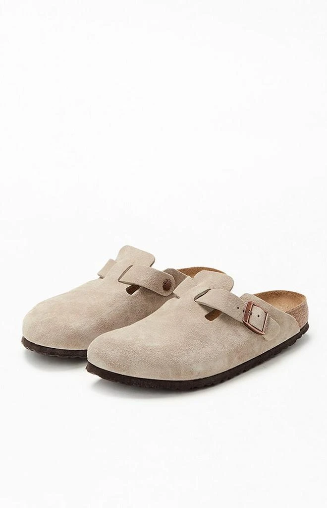 Birkenstock Women's Boston Soft Footbed Clog Taupe 2