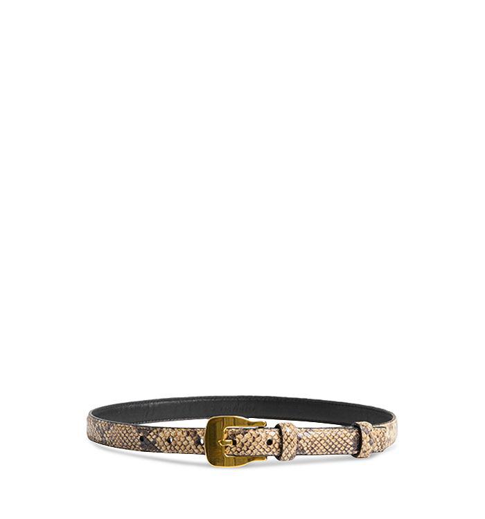 Altuzarra Women's Square Buckle Embossed Belt