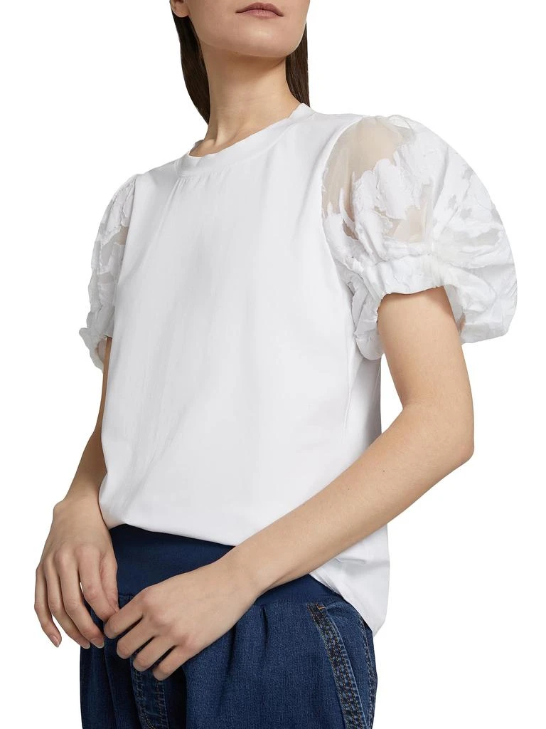 Cinq à Sept Paper Floral Organza Yashi Top 4