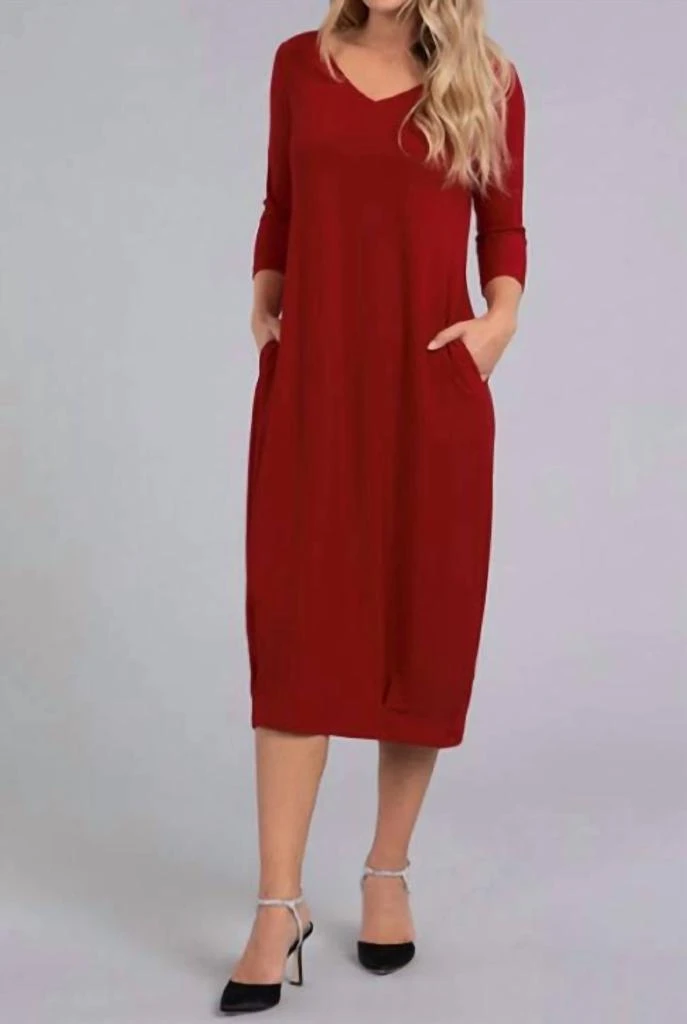 Sympli Sympli - Reversible Narrow Lantern Dress 1