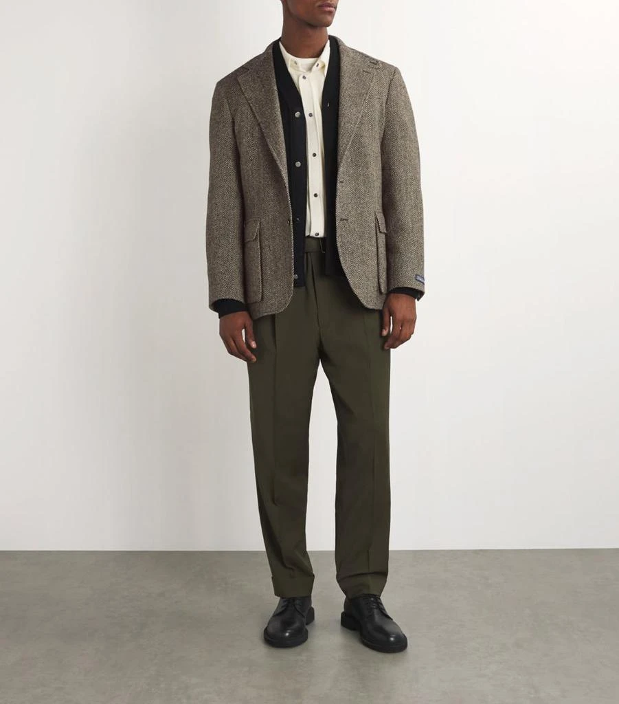 Ralph Lauren Wool Herringbone Tweed Blazer 2