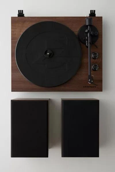 Crosley Crosley C62 Record Player & Speakers Shelf System 4