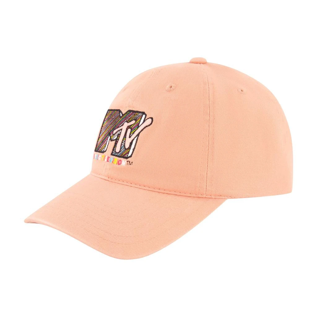 Nickelodeon Nick MTV Diagonal Stripe Logo Dad Cap 4