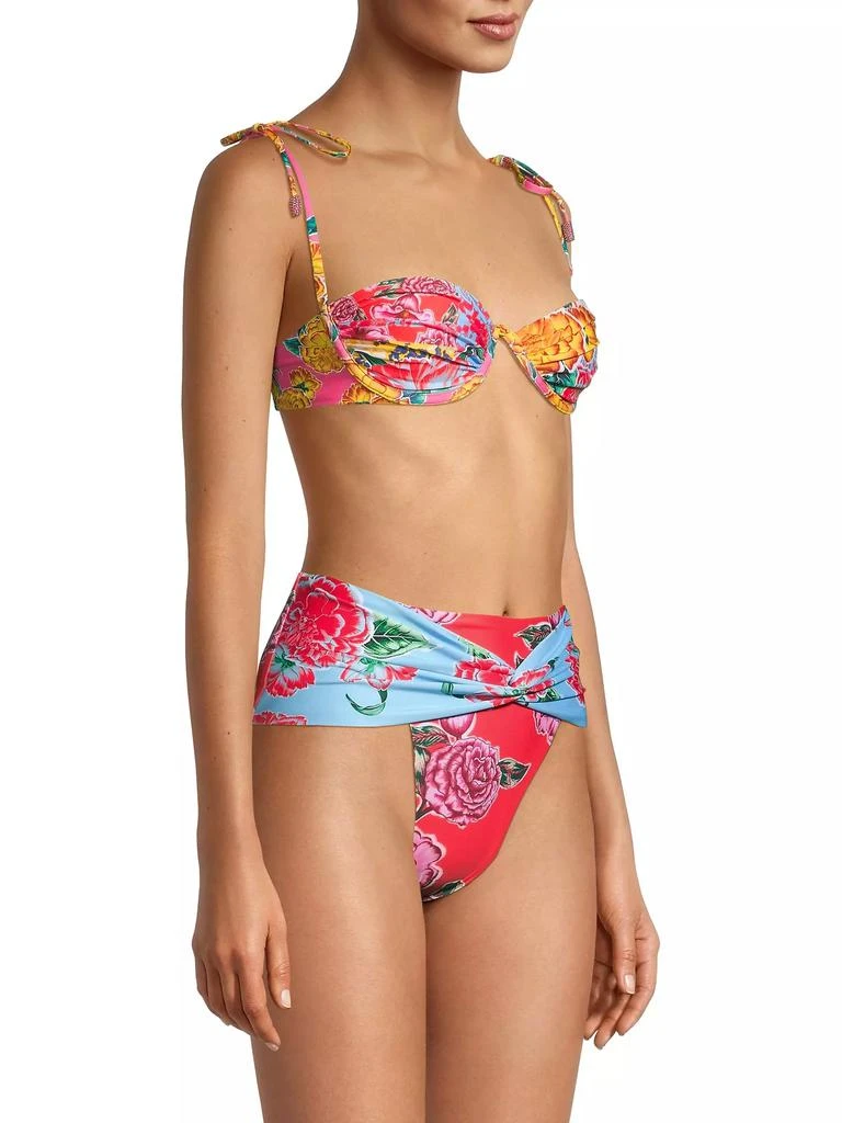 Agua Bendita Fiorever Donna Floral Underwire Bikini Top 4