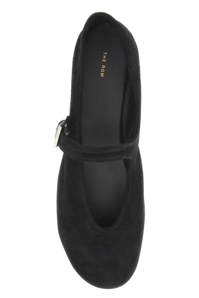 The Row suede boheme mj ballet flats 2