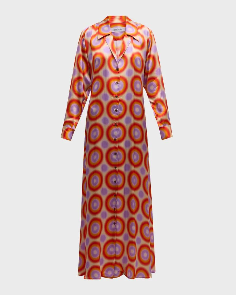 fitted lace wedding dress Vintage 1960's Pucci Style Dress| Maxi collared dress| Made In Italy|   Widow's Blow