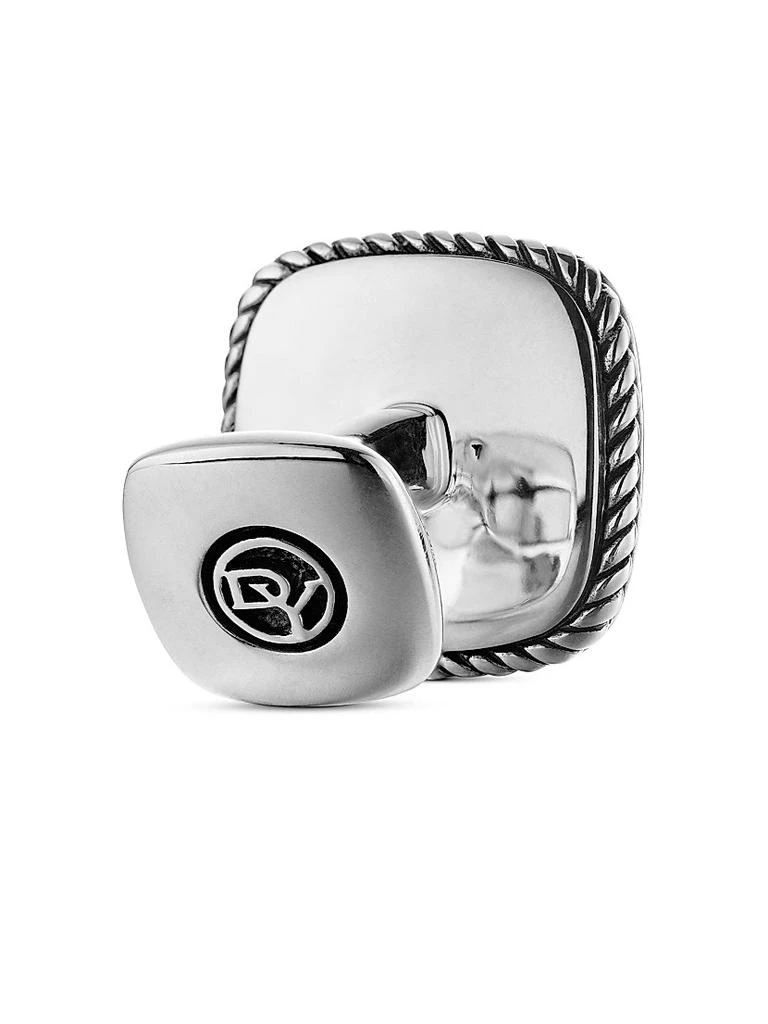 David Yurman Streamline Inlay Cufflinks in Sterling Silver 5