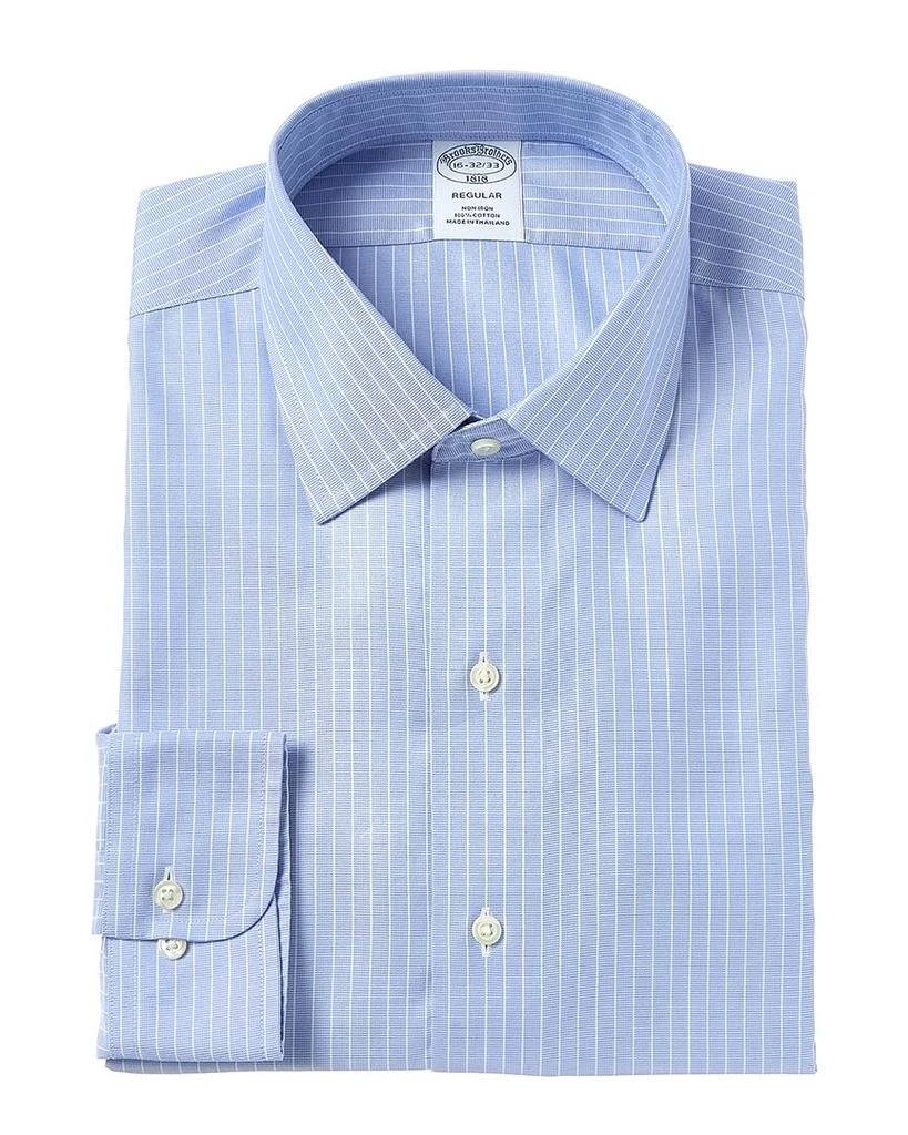 brooks brothers dress shirt sale Brooks Brothers Tall Wrinkle-Free Stretch Pinpoint Shirt TBB18000 White / 4XLT